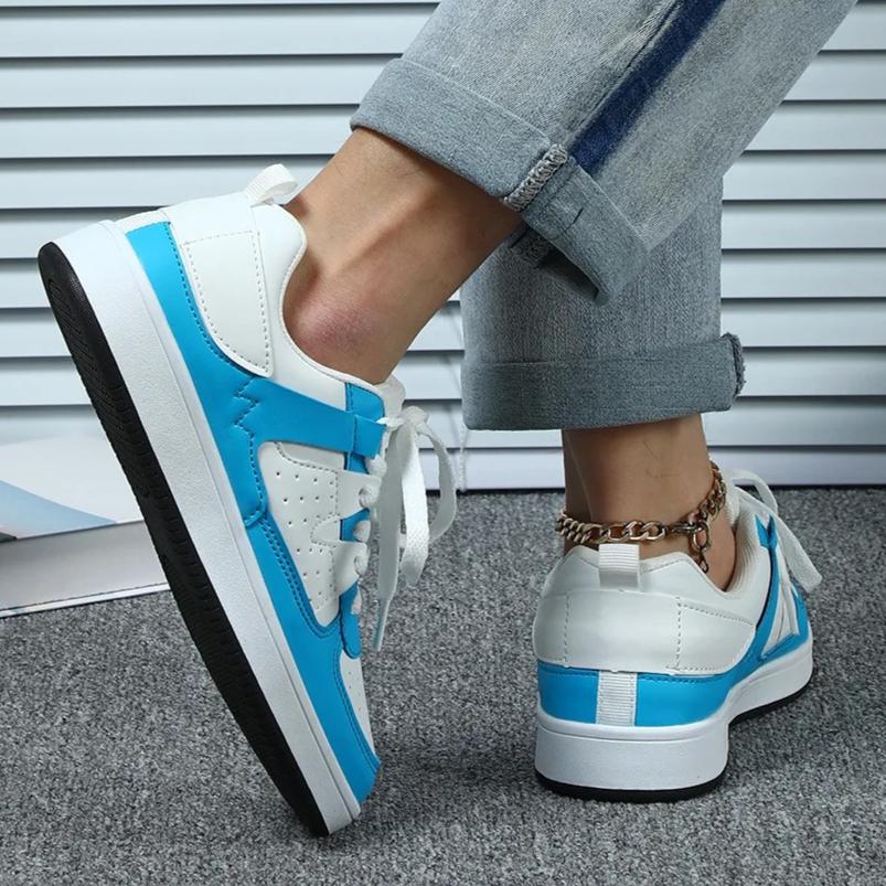 Women Chunky Shoes Trendy Platform Shoes Classic Board Shoes Men PU Leather Casual Sneakers for Outdoor Walking Traveling Jogging