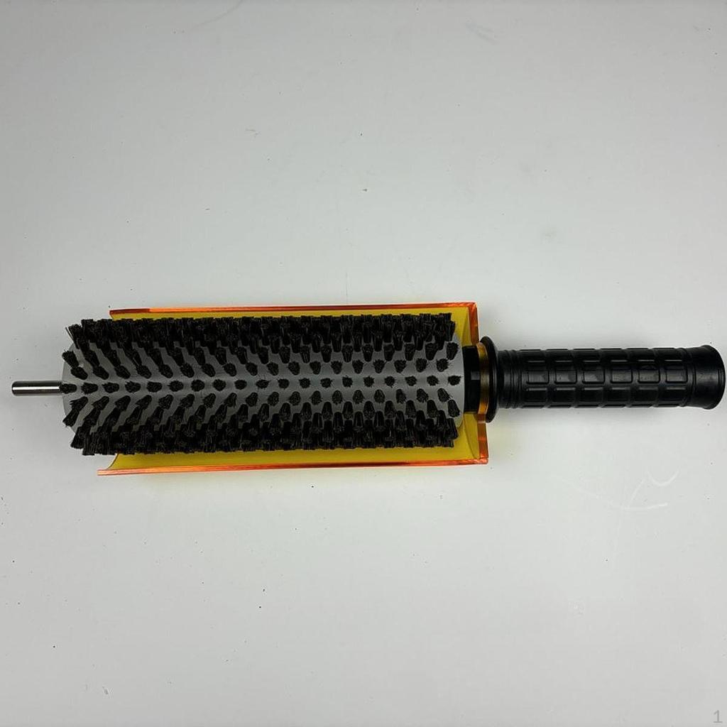Brush with Axle Handle and Cover, Portable Roller for Efficient Waxing