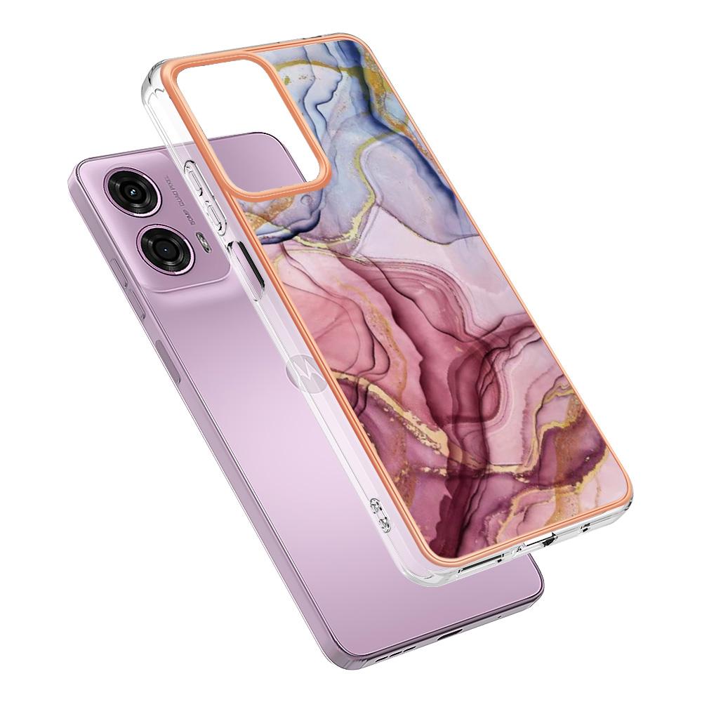 YB IMD Series-16 Style-E For Motorola Moto E14 4G/G04 4G/G04s 4G/G24 4G Case TPU Phone Cover Dual IMD Shell