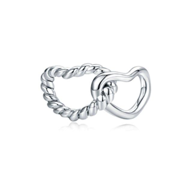 Reducere 100% Pălărie pentru câine din argint 925 real, cu fundă, farmec pentru brățări originale, fabricarea de bijuterii de modă pentru femei