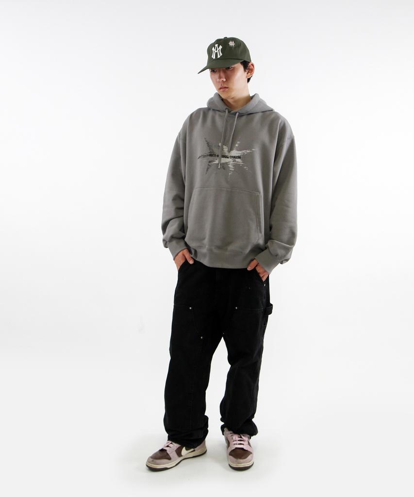 Throwing Star Hoodie Khaki Beige