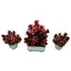@ Artificial Flower Pot Red And Green Color For For Home Decoration M231 Zr775-60%Off