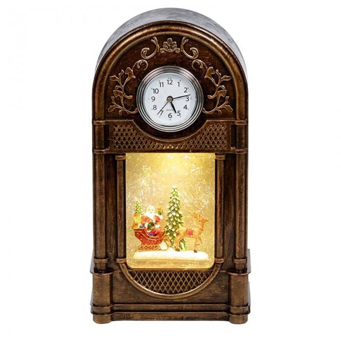 Premier Antique Santa Claus Christmas Mantel Clock