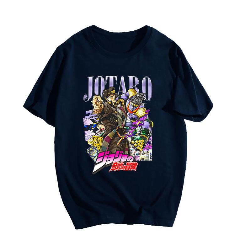 Yoshikage Kira Jojos Bizarre Adventure Anime Trend T-Shirt Baumwolle Grafik-T-Shirt Unisex Unisex Sommer Streetwear