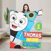 Super Soft T-thomas and Friends Throw Blanket Premium Fleece Flannel Lightweight  Bed Blanket Super Cozy Blankets All Season Use