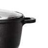 Garnek Granitowy z Pokrywką do Gotowania Duszenia Pieczenia 28 cm 7L Grande