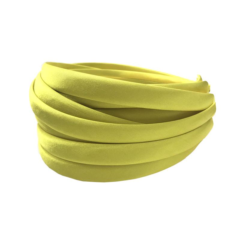 1,5 cm Satintyginslaget Hårband - Godisfärger, DIY Handgjort Modeaccessoar