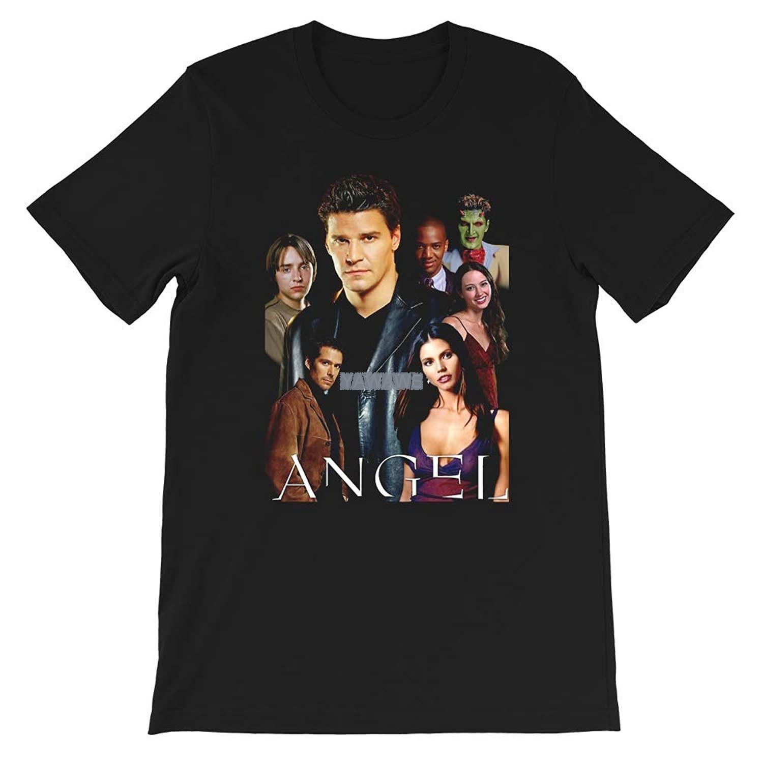 

man brand t shirt Angel TV Series The Good Guys David Boreanaz Charisma Carpenter Gift for Men Women Girls Unisex TShirt 3XL