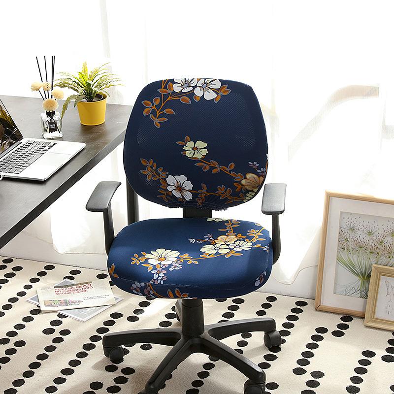 1SET Split Seat Cover High Elastic Armchair Slipcovers Removable Universal Anti-dust Computer Chair Cover Stretch Spandex