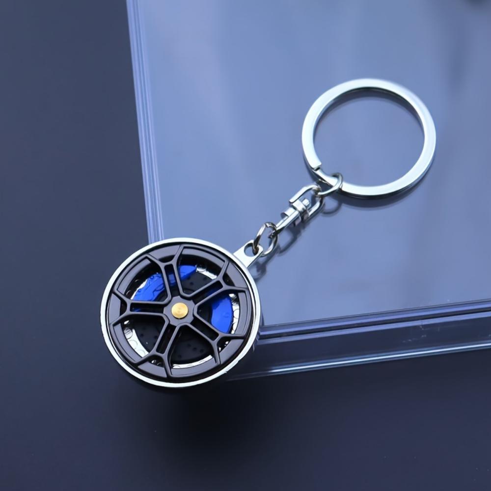 

Металлический тормозной ступица колеса поворотный интегрированный пистолет черный ключ брелок праздничный подарок Mercedes-Benz ступица колеса суппорт брелок