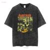 Terrorizer world downfall T-Shirt Death Metal Grindcore Carcass Napalm Lang- oder Kurzarm Vintage Gewaschene Streetwear