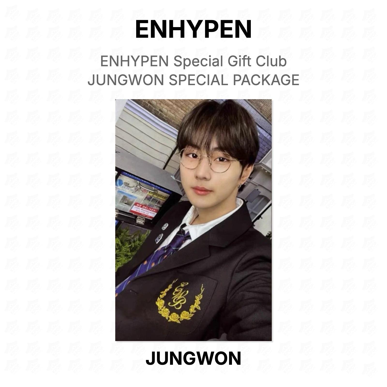 ENHYPEN Special Gift Club JUNGWON SPECIAL PACKAGE Official Photocard JUNGWON