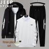 JEEP SPIRIT Men's Hooded Sports 3-Piece Set