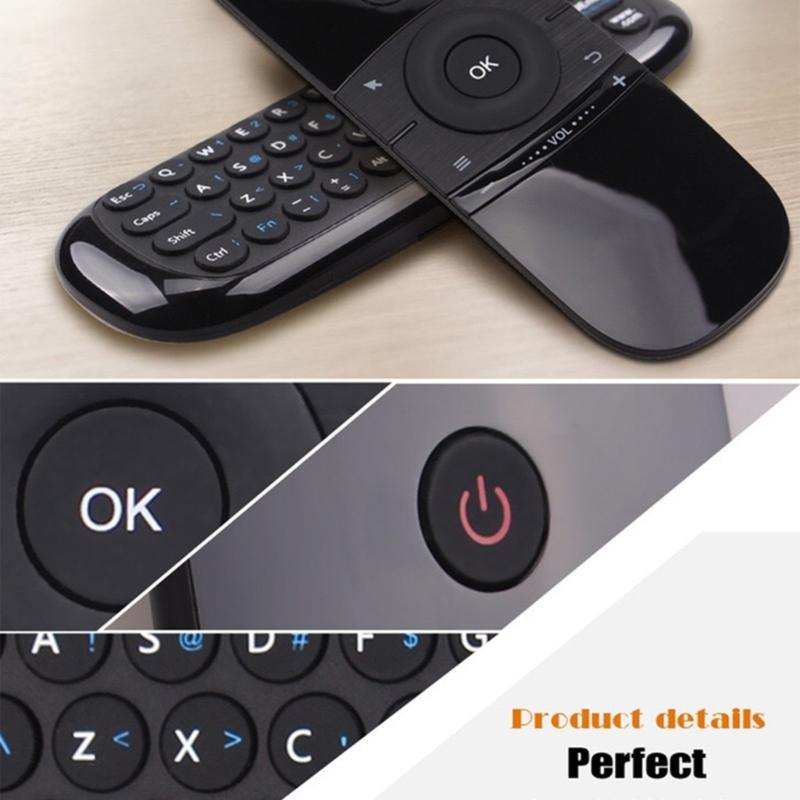 Mouse Remote Control with Learning Function 2.4Ghz Mouse with Keyboard for Computer Projector Media Player