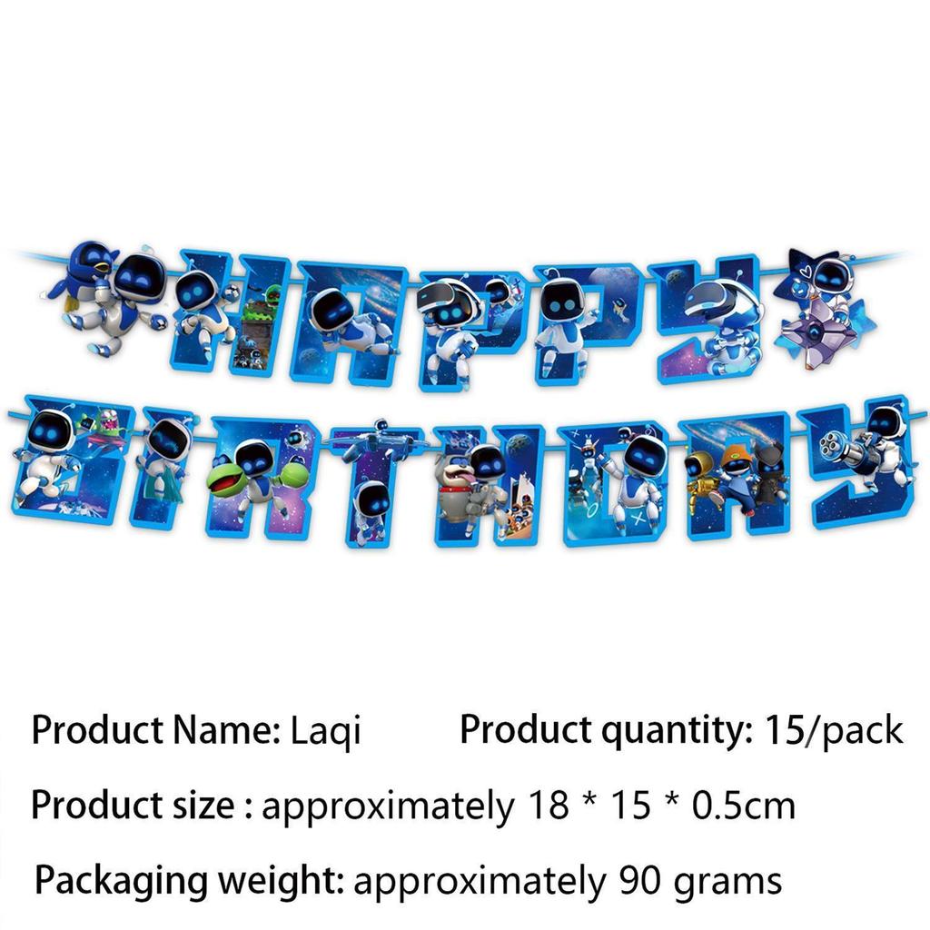 Astrobot Cartoon Space Robot-Themed Birthday Party Supplies: Banners and Party Decorations