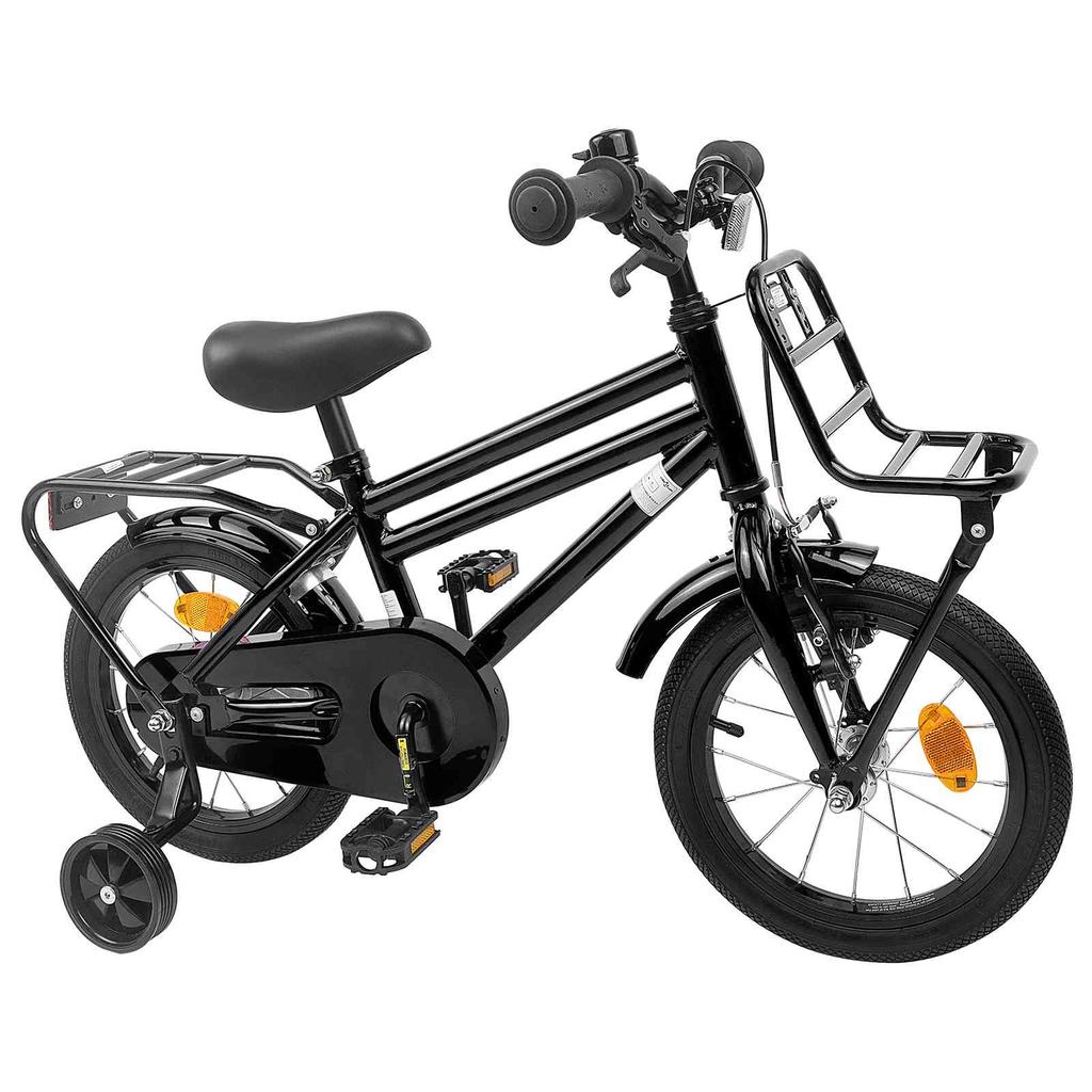 Kids  Bike 12 Inches for Ages 2 4 Black
