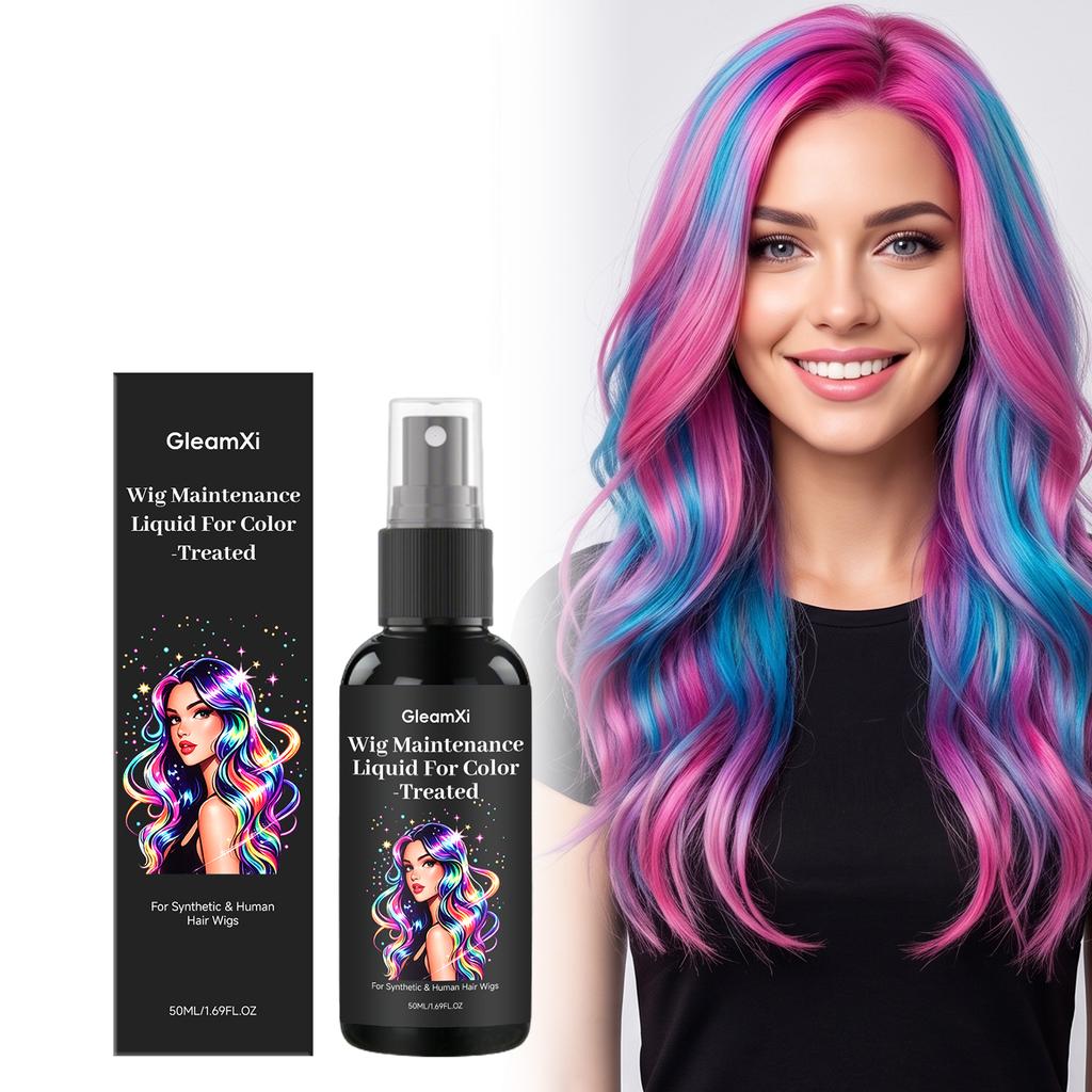 Wig Hair Care Spray Mild Formula Moisturizes Hair Smooth Color Protection Fragrance Convenient Travel