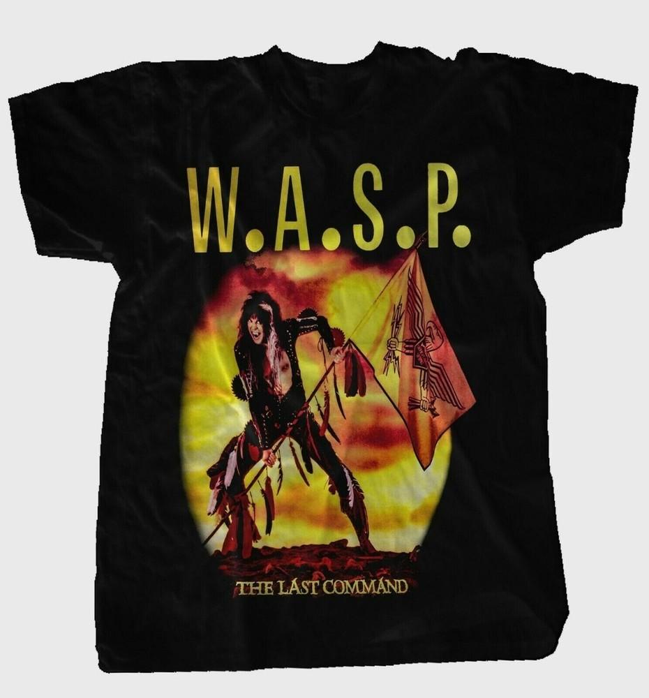 Vintage WASP The Last Command Tour Cotton Black Men All Size 15D553 Unisex T-Shirt XXXL