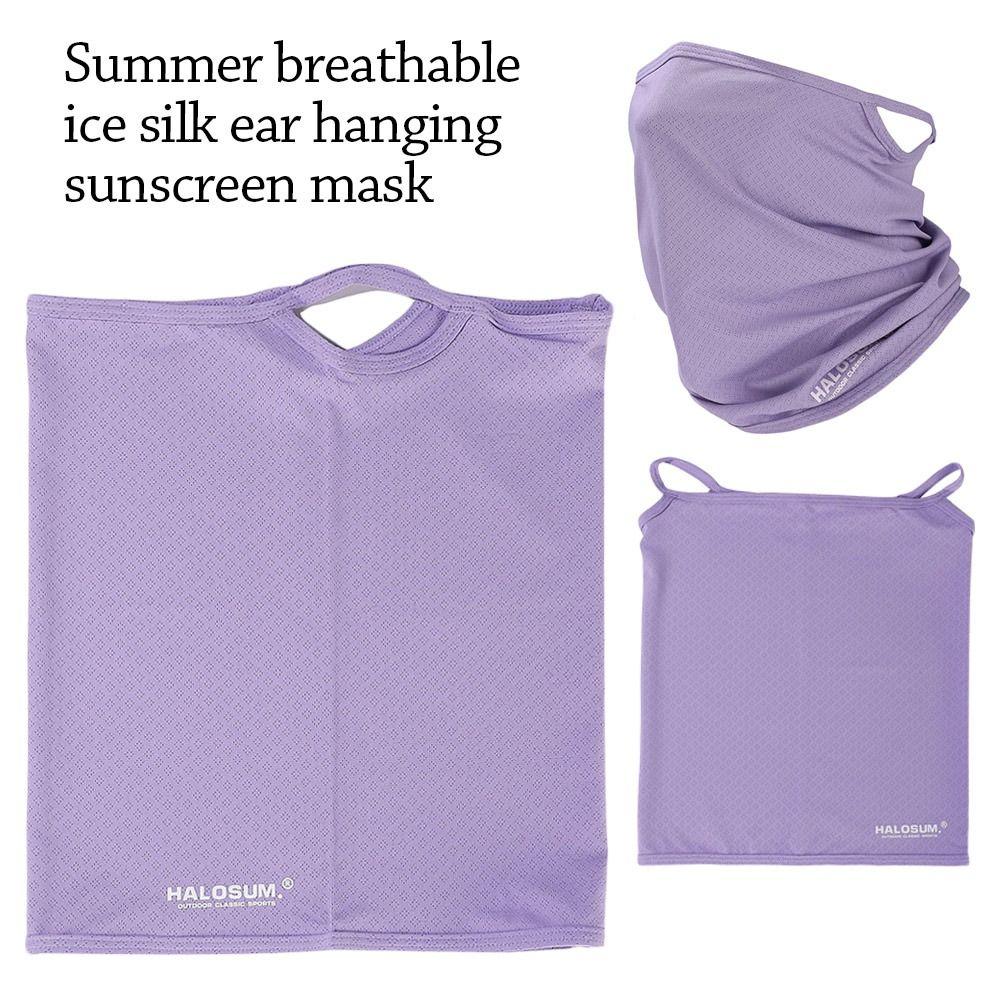 Ice Silk Mesh Face Cover Sun UV Protection Cool Tube Scarf Fashion Bike Motorcycle Mask  Hiking
