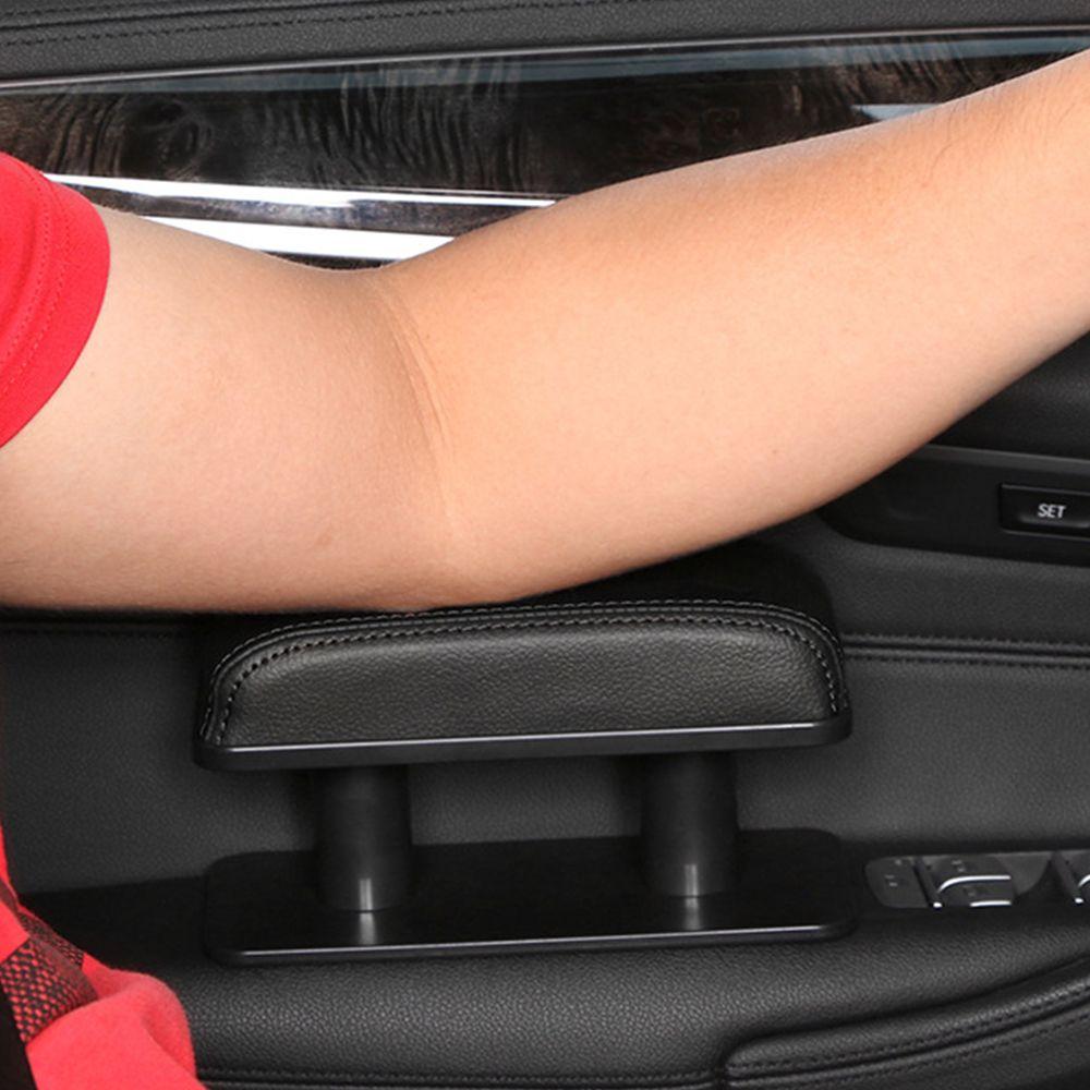 Arm PU Leather Liftable Auto Arm Rest Pad Car Armrest Holder Adjustable Height Left Elbow Rest