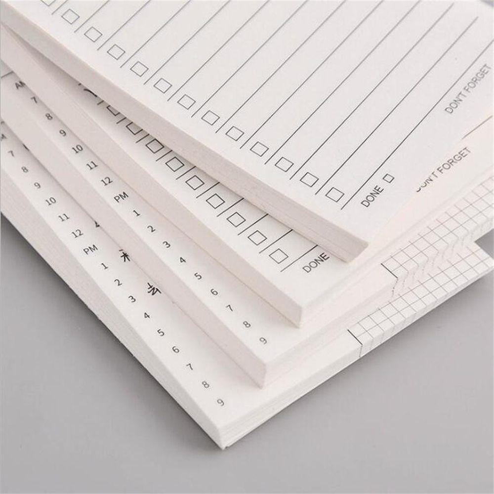 Study Work Notepads Notepads Book Memo Pad Loose Leaf Planner Memo To Do List Daily Schedule List
