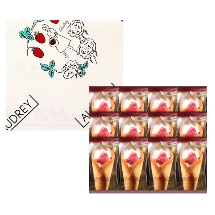 

12 Audrey Glacia Milk 12 pieces Sweets Confectionery Langue de chat Tokyo souvenir Gifts Offerings Confectionery Famous confectionery [Milk pieces]