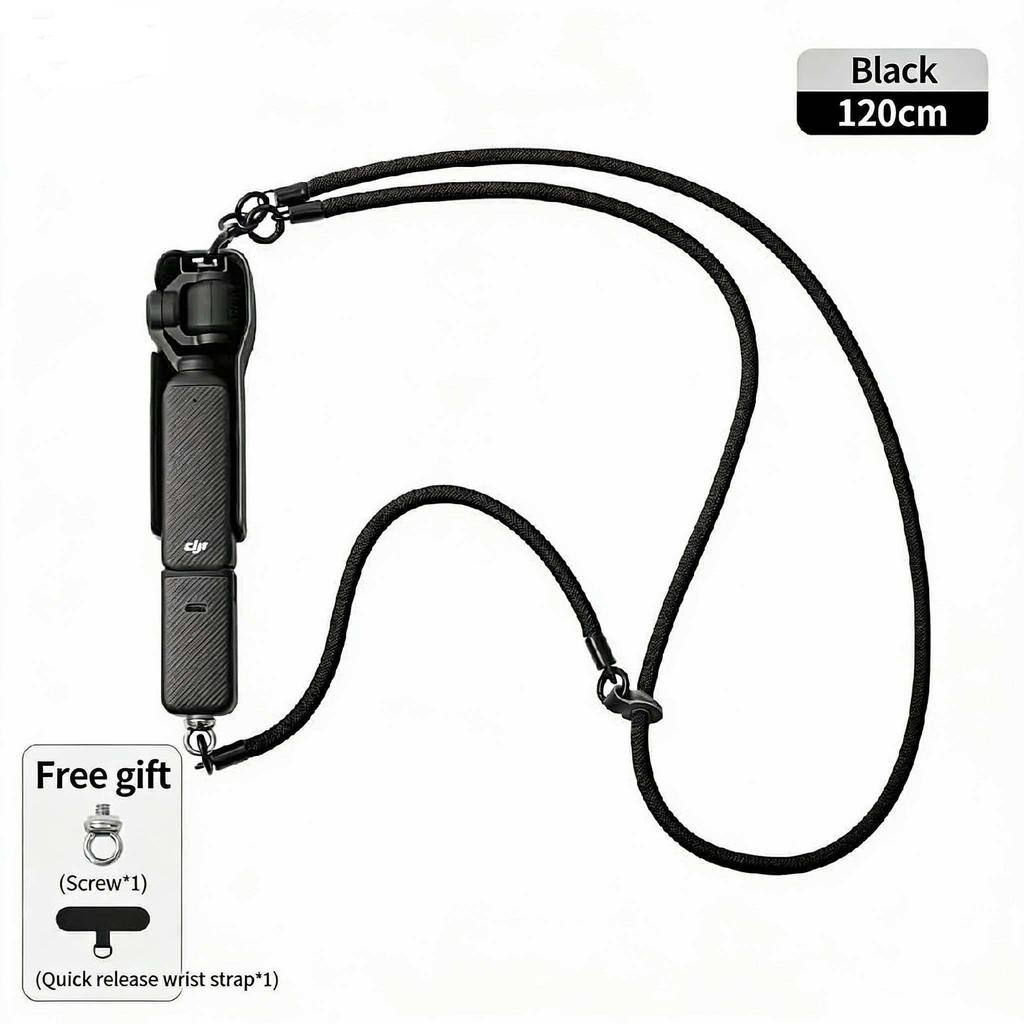 Silicone Case for DJI Osmo Pocket 3 Handheld Gimbal Camer Multi-Functional Wrist Lanyard with Detachable Outdoor Anti-Lost Straps