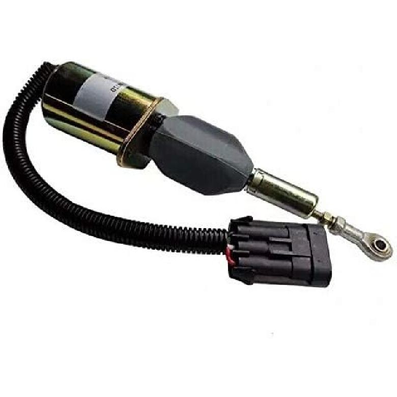 Anstep 12V Metal Fuel Solenoid Valve 3939018 for Cummins & Hyundai Excavator 335LC-7