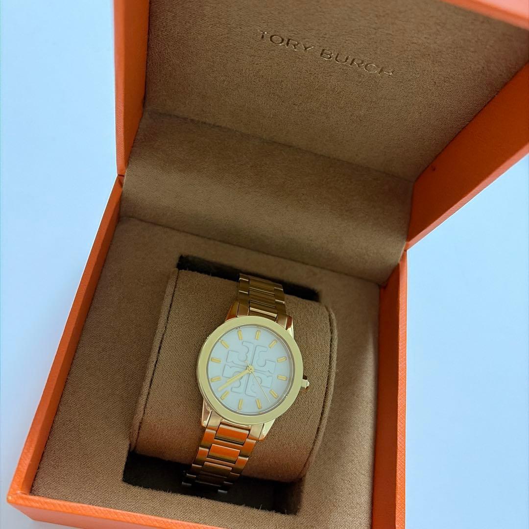 Used TORY BURCH gold watch ladies