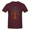 Unisex Tree Of Life Retro T Shirt Vintage Plus Size Oneck Cotton Sleeve Custom Unisex Tshirt