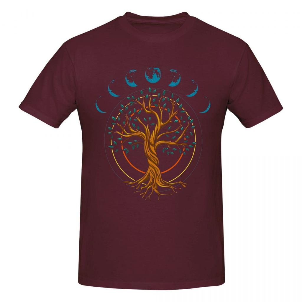 Unisex Tree Of Life Retro T Shirt Vintage Plus Size Oneck Cotton Sleeve Custom Unisex Tshirt