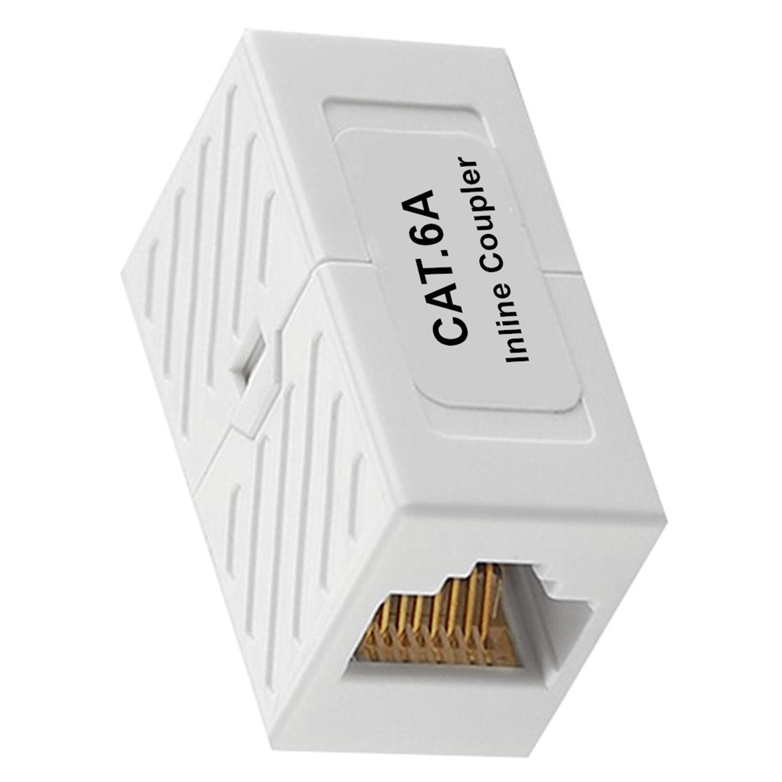 

RJ45 Female to Female Cat6 Cat6A LAN Cable Joiner Unshielded for Networking Needs in Home or Small Business 1