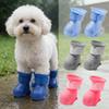 Pet Rain Boots Anti-slip Waterproof Dog Shoes Jelly Rain Boots Dogs & Cats Anti-Fouling Going Outside Teddy Chihuahua Shoes