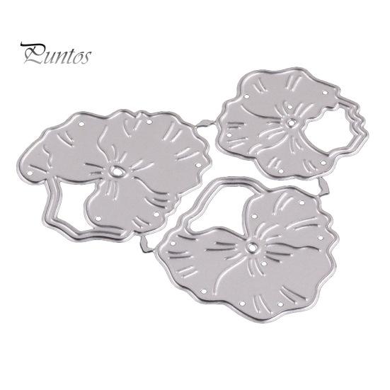 

Рамка из листьев лотоса, тиснение, вырубной штамп, трафарет для открыток, декор для скрапбукинга серебряный