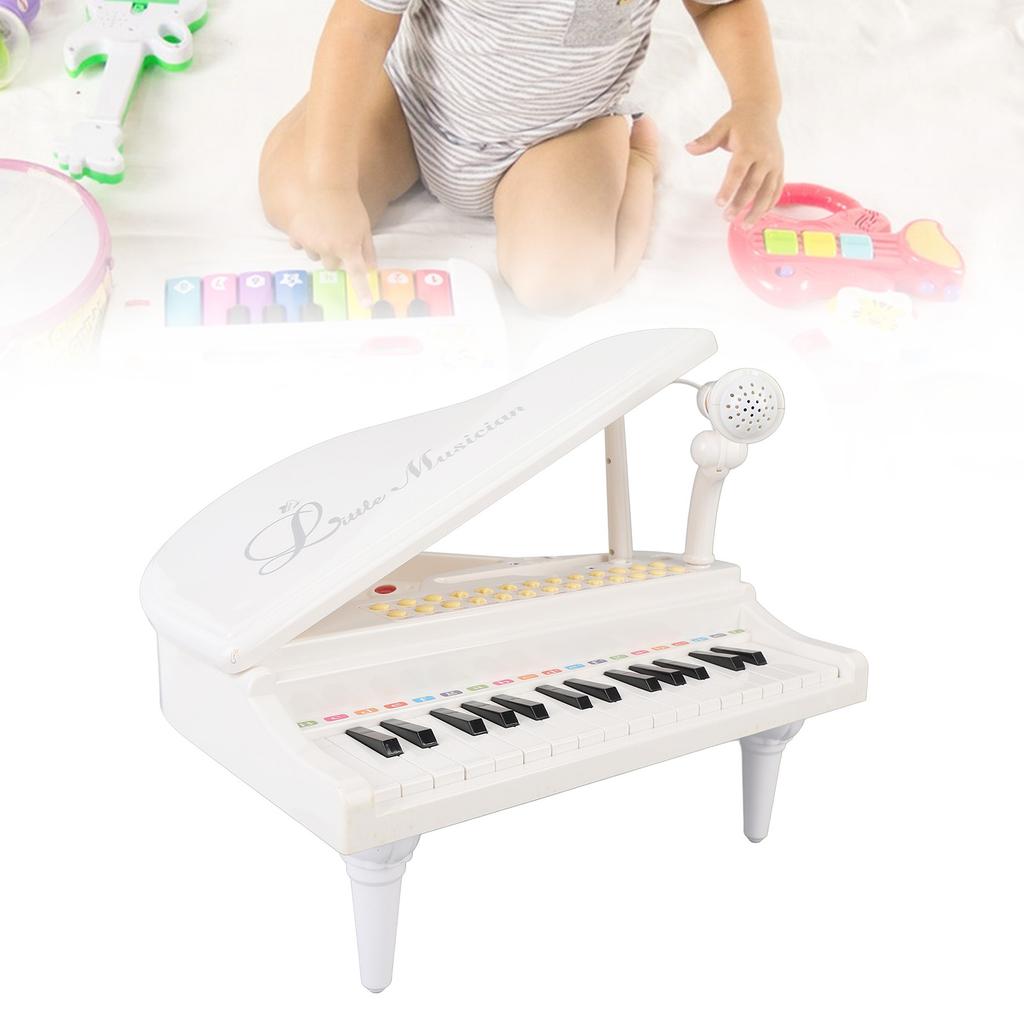 Musikalisch Piano Spielzeug 31 Tasten Lautstärkeregelung Mp3 Piano Tastatur Spielzeug mit Mikrofon für Anfänger
