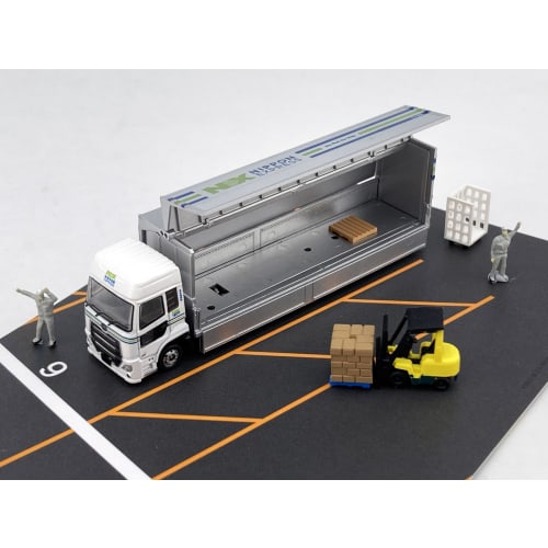 Tomytec The Truck Collection Truck Collection Site Logistics Site Wing Van Set E NX Nippon Express Diorama Supplies 329596