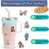 50Pcs Cute Monster Cartoon Stickers - DIY Waterproof Stickers for Phones Guitars Laptops Luggage and Mugs - Kids' Toys