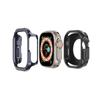 Custodia 2 in 1 per Apple Watch Series 8/7/SE/6/5/4 Ultra 41mm 45mm 40mm 44mm 49mm TPU + PC Antiurto Protettore Bumper per iwatch