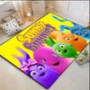 Sunny Bunnies Colorful Cartoon Character Print Area Rug Non‑Slip Floor Mat Home Bedroom Decor