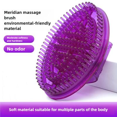 Weiche Silikon Lila Magnetische Bürste Neue Körpermassagebürste Gua Sha Schabebrett Massagebürste Schaber Anti-Cellulite