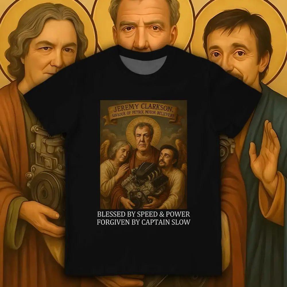 Mode Lustige Meme Grafik Tops Jeremy Clarkson Schütze uns vor Elektromotoren T-Shirt Vintage Täglich Lässig Streetwear Unisex