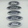 New 2026 Car Sticker For Ford 1pcs 3D blue for ford Car Front Head Hood Bonnet Emblem Rear Tail Bumper Trunk Steering Wheel cove