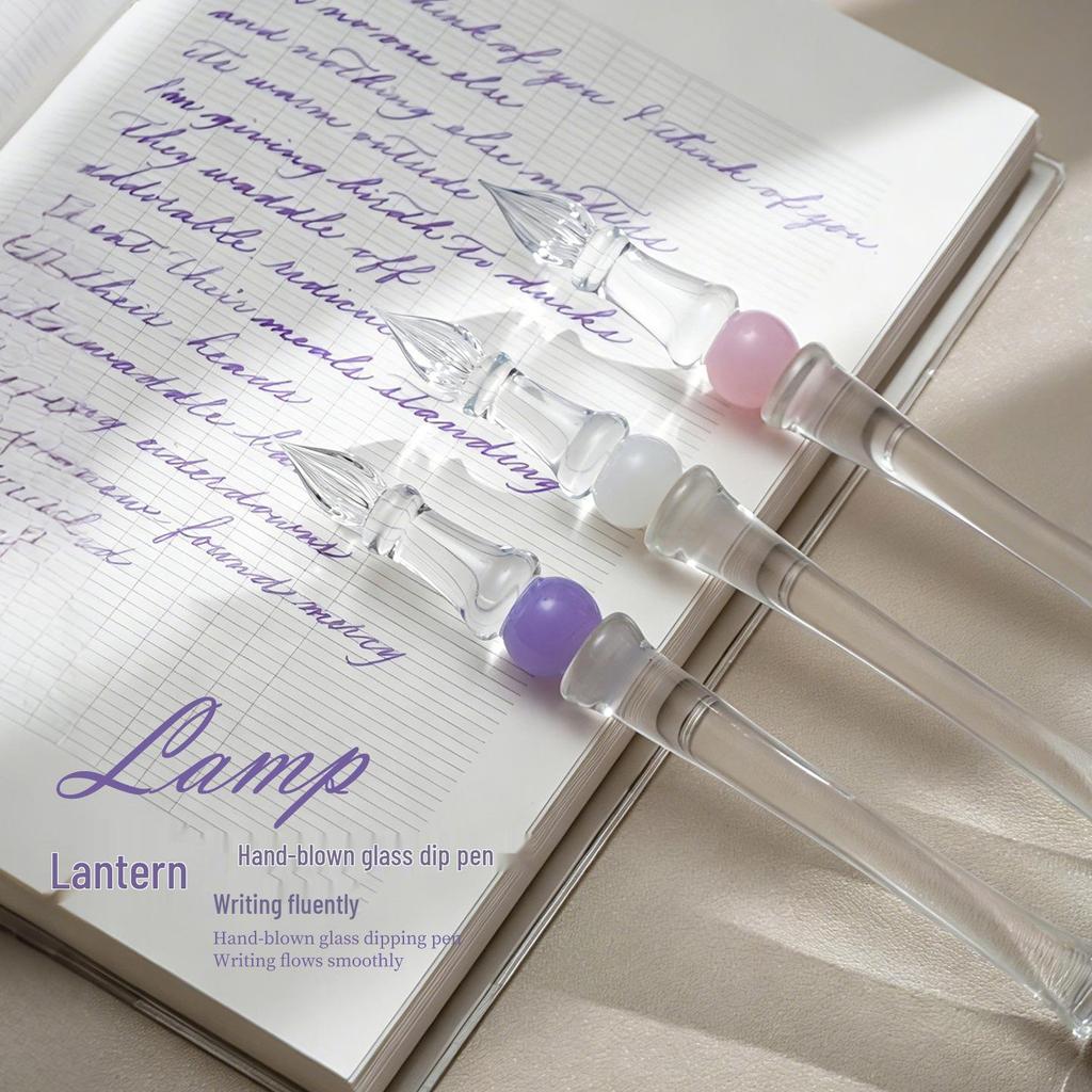 MajoJohn Crystal Glass Dip Pen Set – For Enthusiasts, Planning, Drawing & DIY Projects
