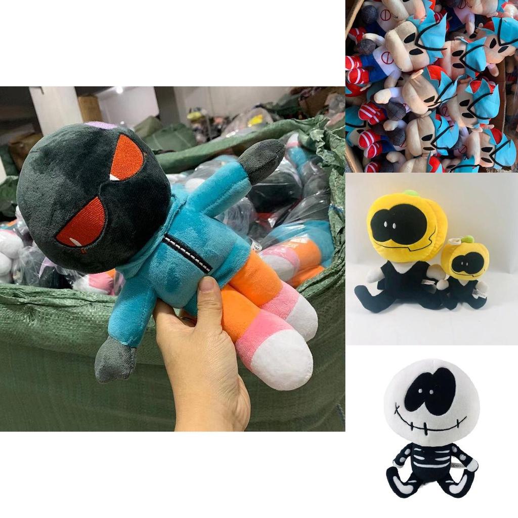 Friday Night Funkin Plush Toy Adorably Soft Fnf Whitty And Boyfriend Lemon Demon Doll For Kids