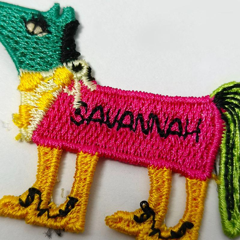 Cartoon Pony Studded Patch Decorative Embroidery DIY Cloth Applique Bag Hat Various Styles Cute Fabric Patch Sewing 5 Styles