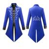 Retro Steampunk Gothic Embroidered Victorian Jacket Vintage Tailcoat Medieval Frock Coat Renaissance Costume For Men