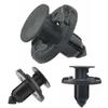 10/20/50pcs 8mm Plastic Auto Fasteners Rivets Clips Car Bumper Door Panel Fender Liner Retainer Push Pin Clip Repair Accessories