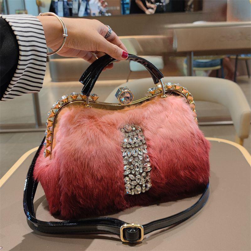 Leather Handbag Women's Bag New Autumn and Winter Fashion Versatile Temperament