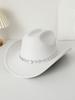 Western cowboy top hat felt hat Tibetan top hat three-dimensional pattern accessories jazz hat new woolen hat