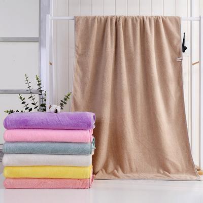 Bath Towel Solid Color Microfiber Shower Towel For Bathroom Swimming Towel Adults Kids Toalla Facial Visage Serviette Toalha